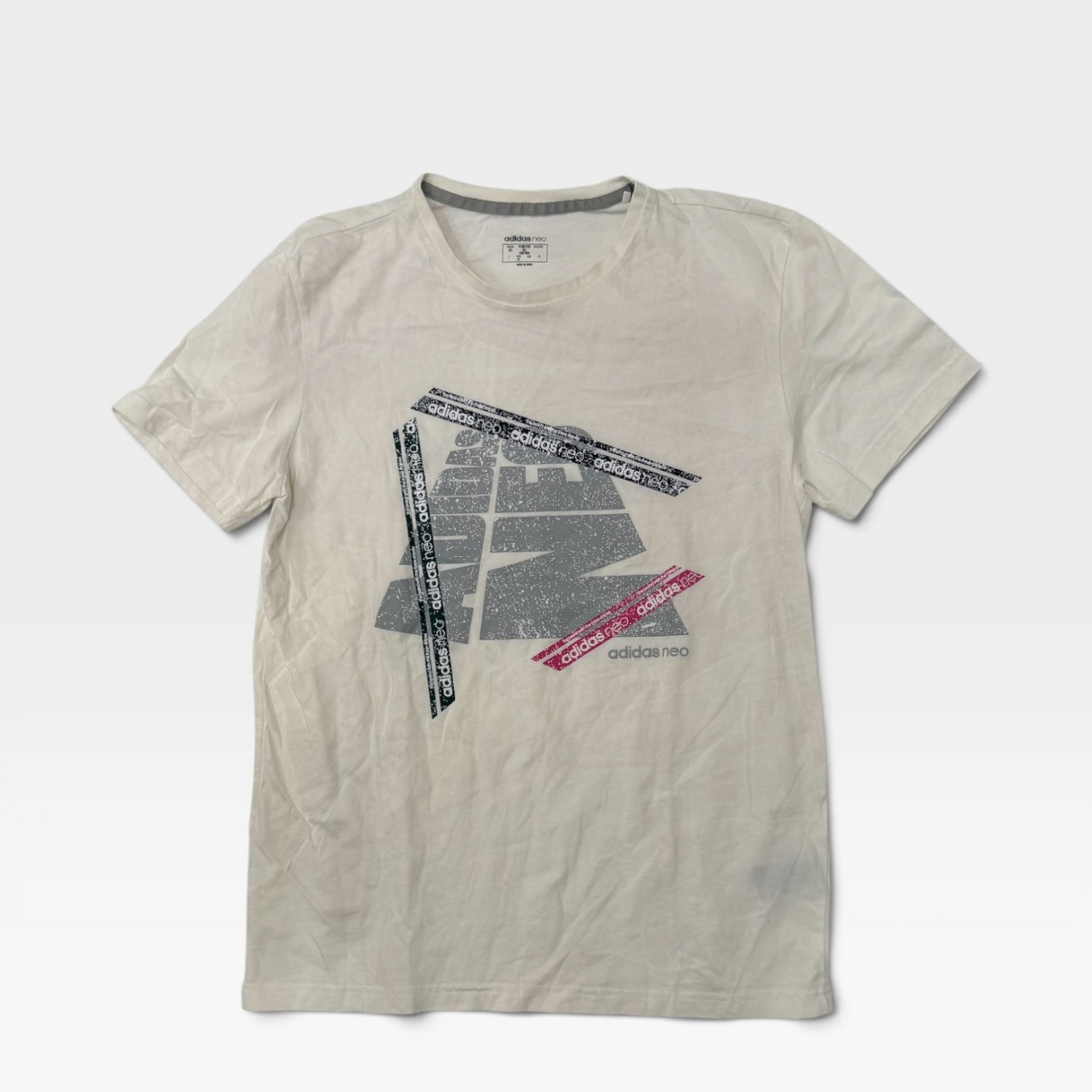 adidas Neo White Graphic T-Shirt